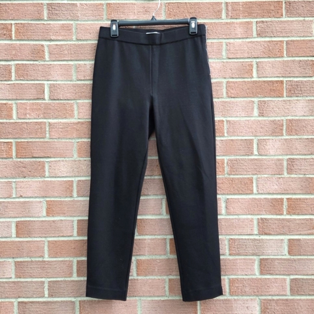 Grana Italy Ponte Side Zip Slim Leg Ankle Pants Large